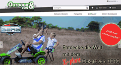 Desktop Screenshot of outdoorfun24.de